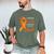 I Wear Orange In Memory Of My Sister Leukemia Awareness Men's Comfort Colors T-Shirt Moss I Wear Orange In Memory Of My Sister Leukemia Awareness Men's Comfort Colors T-Shirt Moss