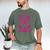 I Wear Pink In Memory Of My Daughter Breast Cancer Graphic Men's Comfort Colors T-Shirt Moss I Wear Pink In Memory Of My Daughter Breast Cancer Graphic Men's Comfort Colors T-Shirt Moss