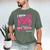I Wear Pink In Memory Of My Wife Breast Cancer Awareness Day Men's Comfort Colors T-Shirt Moss I Wear Pink In Memory Of My Wife Breast Cancer Awareness Day Men's Comfort Colors T-Shirt Moss