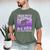 I Wear Purple In Memory Of My Dad Alzheimer's Awareness Day Men's Comfort Colors T-Shirt Moss