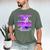 I Wear Purple In Memory Of My Husband Pancreatic Cancer Premium Tri-Blend Men's Comfort Colors T-Shirt Moss I Wear Purple In Memory Of My Husband Pancreatic Cancer Premium Tri-Blend Men's Comfort Colors T-Shirt Moss
