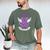 I Wear Purple In Memory Of My Mom Alzheimers Awarenesss Men's Comfort Colors T-Shirt Moss