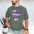 I Wear Purple In Memory For My Wife Dementia Awareness Men's Comfort Colors T-Shirt Moss