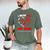 I Wear Red In My Memory Of My Mom Heart Disease Awareness Men's Comfort Colors T-Shirt Moss