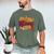 In My Wizard Era Groovy Bookish Fantasy Reader Book Lover Men's Comfort Colors T-Shirt Moss