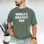 World's Greatest Dad Family Men's Comfort Colors T-Shirt Moss