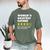 Worlds Okayest Father Dad Joke Review For Fathers Day Men's Comfort Colors T-Shirt Moss