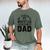 Wrestler Daddy Wrestling Dad Men's Comfort Colors T-Shirt Moss