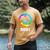 2021 Graduation Class Year Tie Dye Peace Sign Graduate Shirt Men's Comfort Colors T-Shirt Mustard