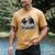 Bald Eagle Dad Mom Three Eaglet Chicks Babies In The Nest Men's Comfort Colors T-Shirt Mustard