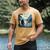 Bigfoot Sasquatch & Loch Ness Monster Introvert Bruh Men's Comfort Colors T-Shirt Mustard