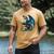 Book Lover Bookworm Reading Books Dragon Sci-Fi Character Men's Comfort Colors T-Shirt Mustard