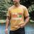Books Are My Love Language Stack Men's Comfort Colors T-Shirt Mustard