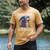 Bookworm Please I'm A Book Dragon Blue Dragon Men's Comfort Colors T-Shirt Mustard
