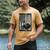 Camo USA Flag Bison Camouflage Hunting Wildlife Hunter Dad Men's Comfort Colors T-Shirt Mustard