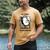 Cat With Coffee On Computer Go Away I'm Introverting Men's Comfort Colors T-Shirt Mustard