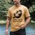 Cat Father I Am But Skin And Bones Cat Dad Meme Humor Men's Comfort Colors T-Shirt Mustard