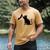Cat Lover Cat Mom Cat Dad Men Women & Kids Cute Cat Men's Comfort Colors T-Shirt Mustard