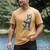 Cat Playing Flute For Cat Lover Cat Mom Cat Dad Men's Comfort Colors T-Shirt Mustard