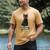 Cat Sitting On Books Men's Comfort Colors T-Shirt Mustard