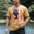 Cheer Dad American Flag Cheerleader Support Men's Comfort Colors T-Shirt Mustard
