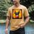 Colorful Sketch Oil Painting Of A Bat Reading Book Men's Comfort Colors T-Shirt Mustard