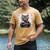 Cute Cat Mugshot Humorous Cat For Cats Lover Cat Mom Cat Dad Men's Comfort Colors T-Shirt Mustard