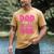 Dad Of The Birthday Girl Pink Bow Birthday Girl Family Men's Comfort Colors T-Shirt Mustard