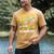 Dad Of The Birthday Scientist Matching Science Birthday Men's Comfort Colors T-Shirt Mustard
