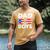 Dad Of Boys Fathers Day Retro Puerto Rico Flag Boricua Dad Men's Comfort Colors T-Shirt Mustard