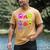 Dad Little Monster Kids 1st Birthday Party Family Monster Small Men's Comfort Colors T-Shirt Mustard