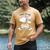Dad Squared Fathers Day Dad Of Two Cool Daddy Of 2 Men's Comfort Colors T-Shirt Mustard