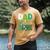 Dad Of The Three Rex Birthday Dinosaur Family Matching Men's Comfort Colors T-Shirt Mustard