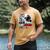 Daddysaurus T-Rex Dad Dinosaur Daddy Saurus Fathers Day Men's Comfort Colors T-Shirt Mustard