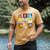 Disney Classic Father's Day Disney Dads Colorful Panels Men's Comfort Colors T-Shirt Mustard