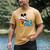 Disney Mickey Mouse Father's Day 1 Dad Men's Comfort Colors T-Shirt Mustard