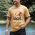 Easily Distracted By Books And Gnomes Book Reading Gnome Men's Comfort Colors T-Shirt Mustard