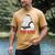 Family Guy Peter Stewie Dad Life Distressed Big Chest Logo Men's Comfort Colors T-Shirt Mustard