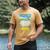 Frutiger Aero Aesthetic Rainbow Glitch Art Premium Tri-Blend Men's Comfort Colors T-Shirt Mustard