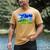 Frutiger Aero Dolphin Meadow Aesthetic Y2k 2000s Ironic Men's Comfort Colors T-Shirt Mustard