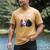 Happy Valentines Day Self Introvert Humor Antisocial Men's Comfort Colors T-Shirt Mustard