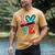 I Heart Books Love Reading Red And Stripe Animated Cat For Men Women Girls Kids Men's Comfort Colors T-Shirt Mustard