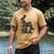 Men Pixel Art Geometric Book Human Drawing Graphic Men Men's Comfort Colors T-Shirt Mustard
