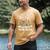 Papa Bear Autism Awareness Autism Matching Family Dad Men's Comfort Colors T-Shirt Mustard