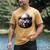 Papa Bear Face Cool Dad Style Retro Fathers Day Daddy Bear Men's Comfort Colors T-Shirt Mustard