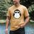 Penguin Papa Father's & Cute Dad Men's Comfort Colors T-Shirt Mustard