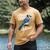 Please Chew Quieter Introvert Christmas Bird Watcher Men's Comfort Colors T-Shirt Mustard