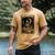 The Reader Tarot Card Book Lover Skeleton Art Goth Style Men's Comfort Colors T-Shirt Mustard