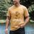 Reading Makes Me Feel Less Murdery Book Dragon Men's Comfort Colors T-Shirt Mustard