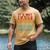 Retro Fathers Day Not Easy Being My Wifes Stud Muffin Dad Men's Comfort Colors T-Shirt Mustard